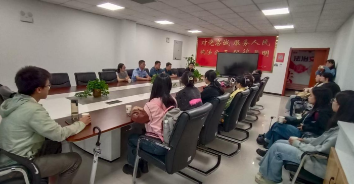 公司组织MTI员工赴杨凌示范区公安局办案中心参观学习